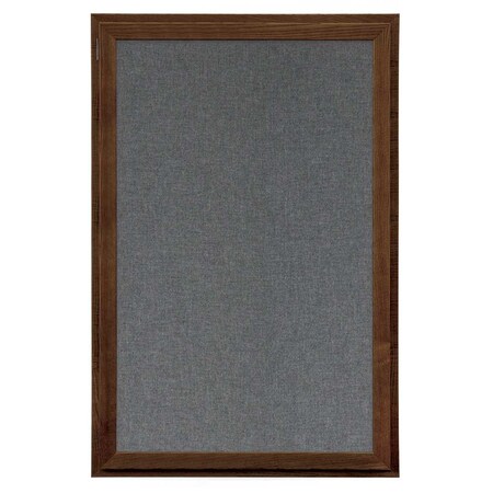 United Visual Products Indoor Enclosed Combo Board, 72"x36", Satin Frame/Blue & Cinnabar UVCB7236-BLUE-CINNABA